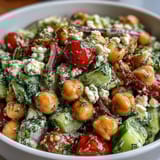 Cold Chickpea Lemon Herbs