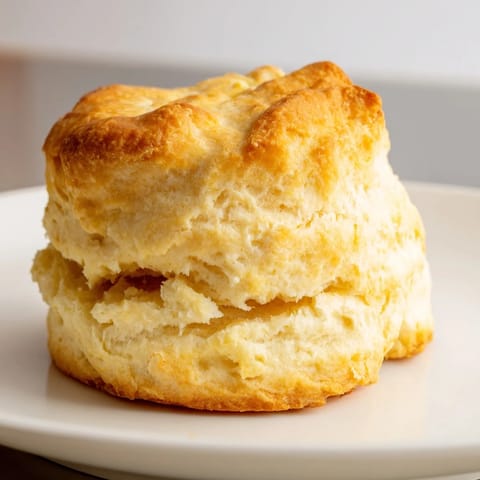 Flaky buttermilk biscuits, piled high, ready to be slathered in butter and enjoyed.