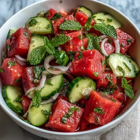 Summer Watermelon Cucumber Mint