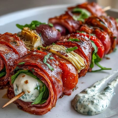Picnic Italian Sub Skewers