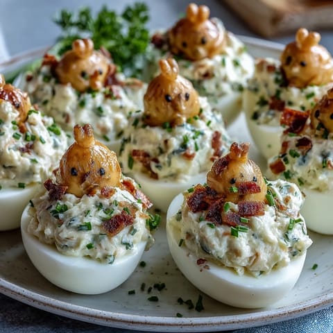 Adorable Deviled Egg Chicks