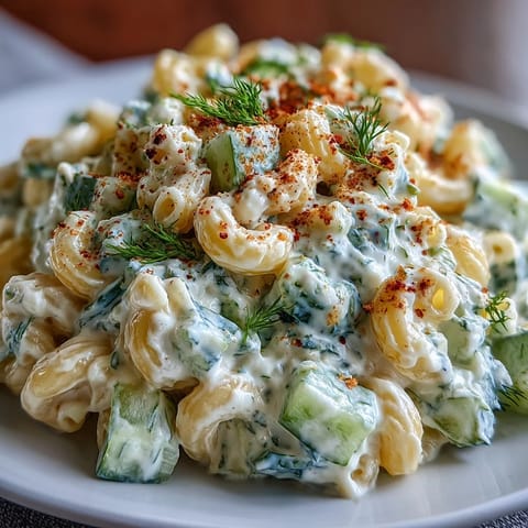 Creamy Dill Pickle Mac and Cheese with tangy chopped pickles and melted cheese.