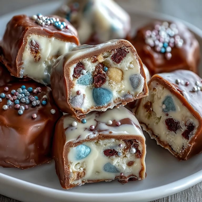 3. Celebrate spring with Pastel Chocolate Bark with Cadbury Eggs, a sweet chocolate bark marbled with candy melts and candy toppings.