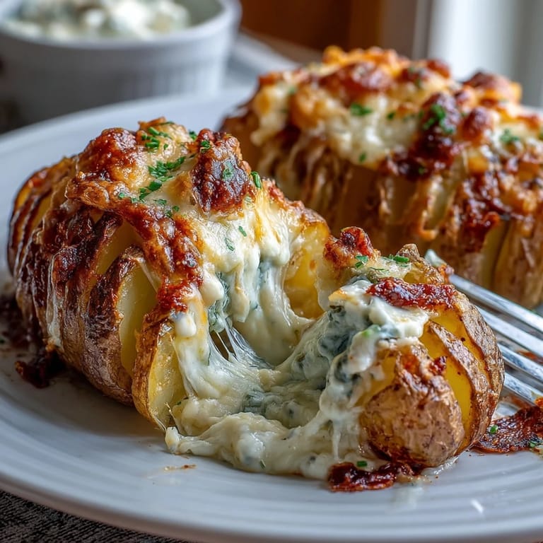 3. Easy Cheesy Scalloped Potatoes, featuring velvety cheese sauce poured over tender potato slices, baked to a bubbly, golden finish.