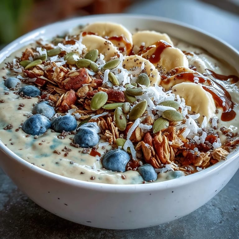 Vibrant High Fiber Smoothie Bowl, a healthy breakfast ready in minutes.