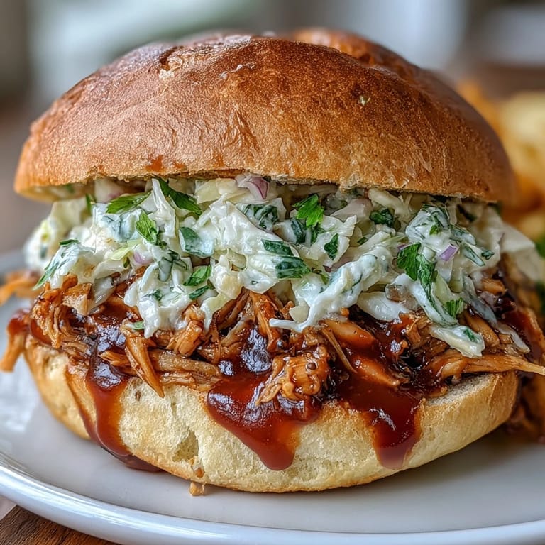 Hearty vegan BBQ Pulled Jackfruit Sandwiches bursting with flavor, perfect for lunch.