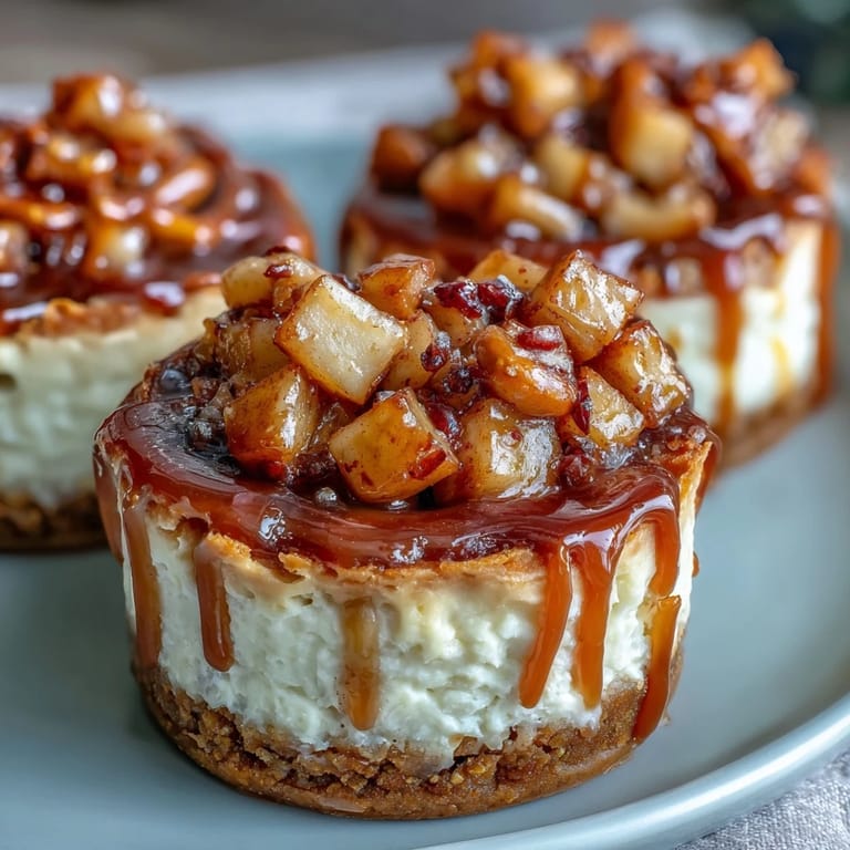 Decadent Caramel Apple Pretzel Cheesecake Cups perfect for any gathering.