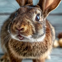 Sparkle Easter Bunny Cake with Gold Sprinkles, a whimsical vanilla cake shaped like a bunny and frosted with fluffy buttercream.