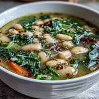 Tuscan White Bean Spinach Soup